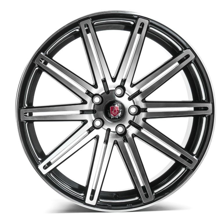 Axe Wheels<br>EX15 - Black Polished (18x8)